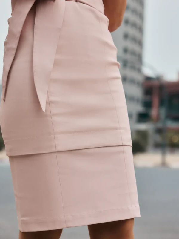 Pencil Skirt – Pale Pink